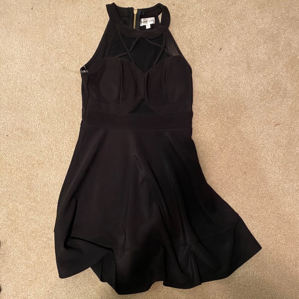 Black Mesh Dress